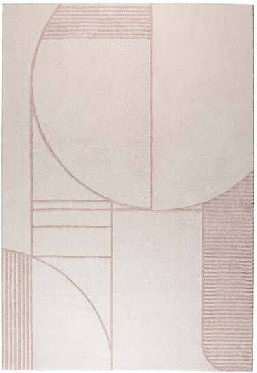 Zuiver Vloerkleed Bliss naturel/roze 345x240 cm