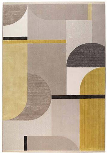 Zuiver Vloerkleed Hilton grijs/geel 160x230 cm