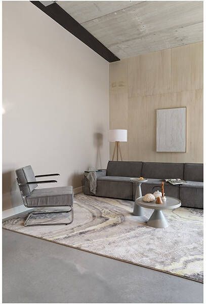 Zuiver Vloerkleed Solar 200x290 cm grijs/oker