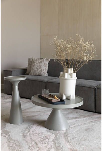 Zuiver Vloerkleed Solar 200x290 cm grijs/roze