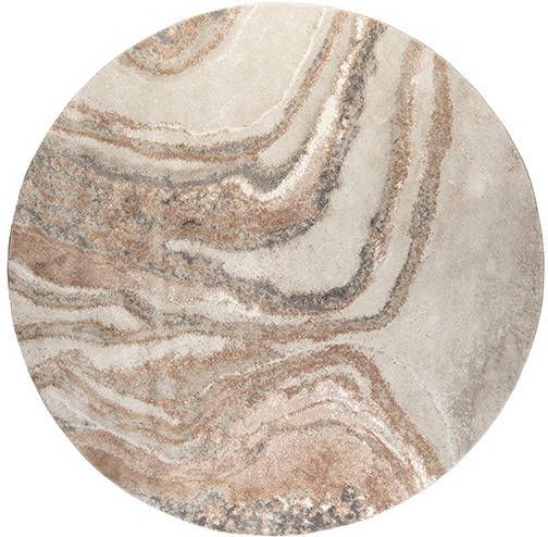 Zuiver Vloerkleed SolarØ200 cm grijs/terra