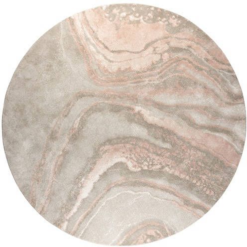Zuiver Vloerkleed SolarØ240 cm grijs/roze
